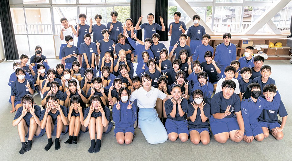 千葉市立加曽利中学校で作文にチャレンジした2年生のみなさん